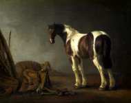 Лошадь с седлом